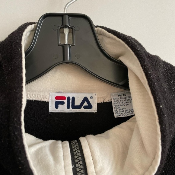 Fila Quarter Zip Fleece Sweater - Picture 2 of 4